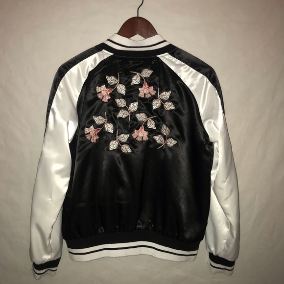 Odyn Black & White Floral Jacket - Large - Picture 2 of 7